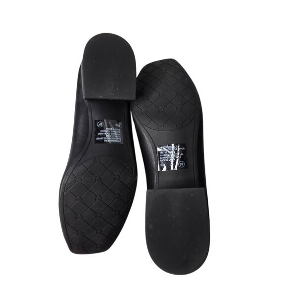 Jellypop Womens Comfort Fit Black Bow Ballet Flats Slip On SZ 9.5 M Office - Picture 9 of 11